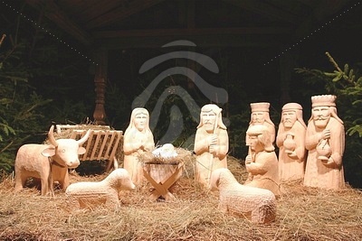 xmas crib 1
