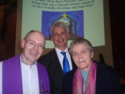 Dr Dermot Lane, Gavin Harte and Sr Catherine Brennan