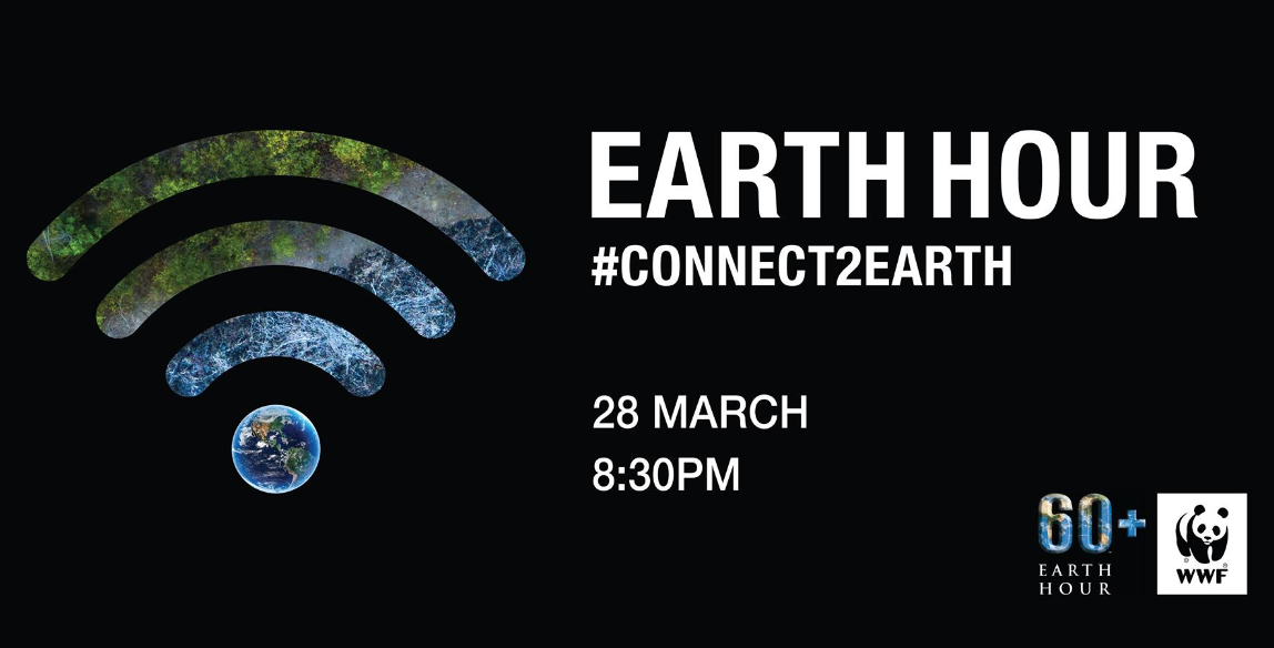 Earth hour 2018.